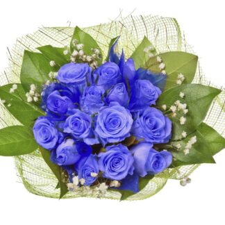 Ramo de 15 Rosas azules