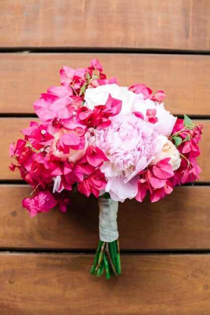 Bougainevillea and Peony
