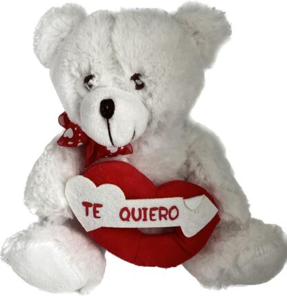 Oso blanco Te quiero 20cm
