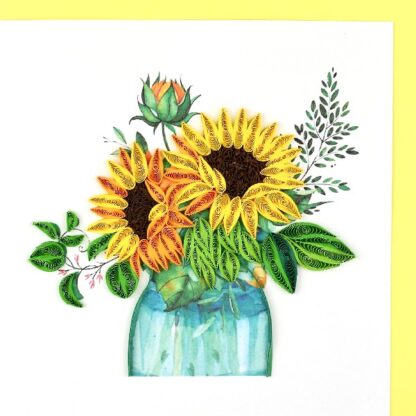 Tarjeta Sunflowers PQ052
