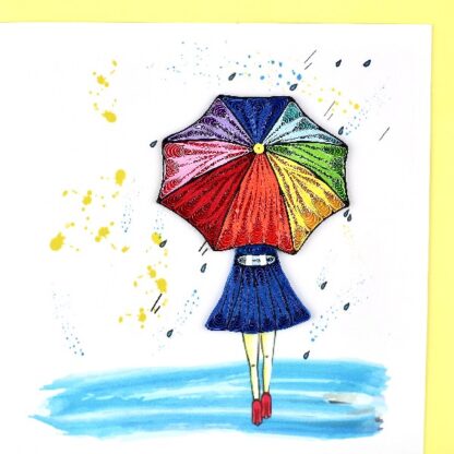 Tarjeta Waiting in the Rain PQ089