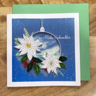 Tarjeta Grande Adorno Navidad